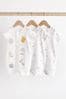 White Farmyard Baby Rompers 3 Pack (0mths-3yrs)