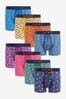 Safari Animal 8 pack A-Front Boxers, 8 pack