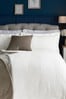 Charcoal Grey Waffle 300 Thread Count Collection Luxe 100% Cotton Duvet Cover And Pillowcase Set