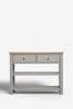 Dove Grey Malvern Oak Effect Console