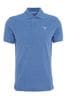 Barbour® Blue Marl Classic Pique Polo Shirt