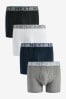 Black A-Front Boxers 4 Pack