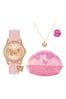 Peers Hardy Pink Tikkers Butterfly Watch, Purse and Bracelet Set