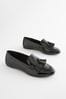 Black Patent Forever Comfort® Cleated Tassel Loafers