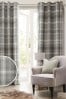 Cosy Check Curtains, Eyelet Super Thermal