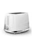 Tower White Solitaire 2 Slice Toaster