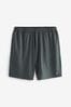 Slate Grey Textured Active Shorts