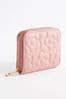 Pink Flower Quilted Purse