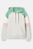 Joules Milbourne Grey, Pink & White Embroidered Hoodie