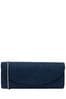 Lotus Navy Blue Clutch Bag with Chain