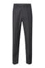 Skopes Black Tailored Fit Newman Check Suit: Trousers