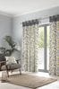 Green Fusion Beechwood Leaves Eyelet Lined Curtains