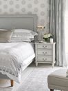 Laura Ashley Dove Grey Clifton 3 Drawer Bedside Table