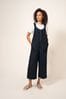 White Stuff Black Viola Linen Dungarees