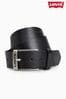 Levi's® Black Leather Duncan Belt
