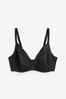 Black Smoothing Non Padded Full Cup Bra, DD+ Non Pad Full Cup
