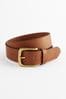 Tan Brown Casual Leather Belt