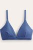 Boden Blue Arezzo V-Neck Bikini Top