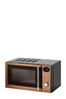 Brushed Copper 800W 20L Microwave