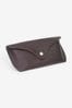 Brown - Leather Glasses Case