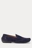 Navy Polo Ralph Lauren Reynold Suede Driver Loafers