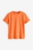 Orange Bright Cotton Short Sleeve T-Shirt (3-16yrs)