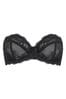 Pour Moi Black Flora Non Padded Underwired Multiway Strapless Bra