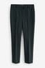 Black Tailored Stretch Slim Trousers, Regular