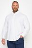 BadRhino Big & Tall White Long Sleeve Poplin Shirt