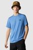 The North Face Blue Mens Simple Dome Short Sleeve T-Shirt