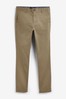 Berry Red Stretch Chino Trousers, Slim Fit