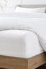 <span>Weiß</span> - Collection Luxe Spannbetttuch für sehr hohe Matratzen aus 100 % ägyptischem Baumwollsatin, Fadendichte: 400