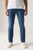 Blau - Schmale Passform - Klassische Stretch-Jeans, Slim Fit