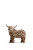 Brown Hamish the Highland Medium Ornament Cow, Medium Ornament