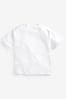 Weiß - Oversize-T-Shirt (3-16yrs)