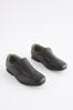 Black Standard Fit (F) School Leather Formal Loafers, Standard Fit (F)
