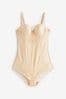 Nude Firm Tummy Control Cupped Lace Body