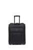 Black Mono Canvas Flight Knight 56x45x25cm EasyJet Overhead Soft Case Cabin Carry On Suitcase Hand Black Mono Canvas Luggage