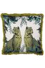 Riva Paoletti Twin Leopard Printed Polyester Filled Cushion