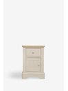 Stone Hampton Country Collection Luxe Painted Oak 1 Drawer Bedside Table, 1 Drawer
