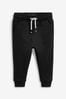 Black Soft Touch Jersey Joggers (3mths-7yrs)