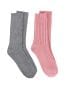 Totes Ladies 2 Pack Cashmere Blend Ankle Socks