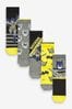 Spiderman License Character 5 Pack Cotton Rich Socks