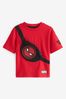 Rot - Marvel Spiderman T-Shirt mit Gürteltasche (3 Monate bis 8 Jahre)