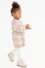 <span>Regenbogenfarben</span> - Chenille-Pulloverkleid (3 Monate bis 7 Jahre)