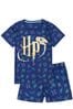 Vanilla Underground Blue Girls Harry Potter Licensing Short Pyjamas