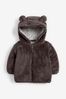 Blue Cosy Fleece Bear Baby Jacket (0mths-2yrs)