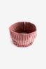 Pink Ribbed Knitted Snood (1-16yrs)