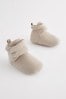 Neutral Cream Cosy Baby Boot Pram Shoes (0-2mths)
