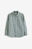 Abercrombie & Fitch Green Checked Shirt